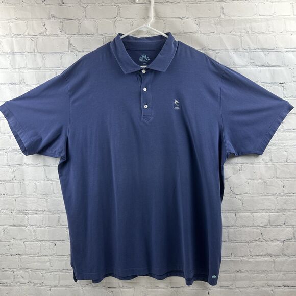 Peter Millar‎ Shirt Mens XXL Blue Seaside Wash Polo - Picture 2 of 10